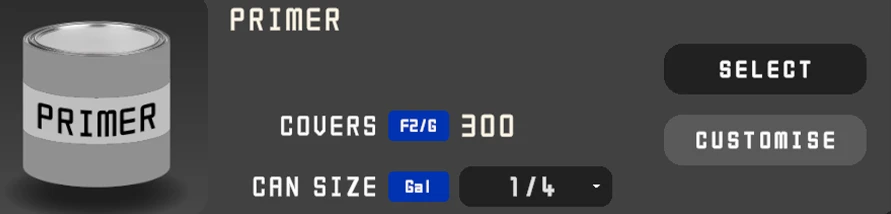Finish presets